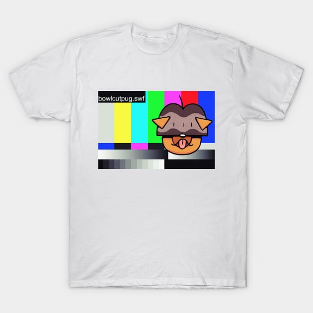 bowlcutpug.swf T-Shirt by Bowlcut Pug